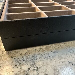 Stackable Black Jewelry Organizer Box